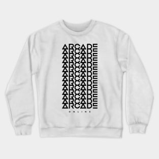 Arcade Online Repeating Logo Crewneck Sweatshirt